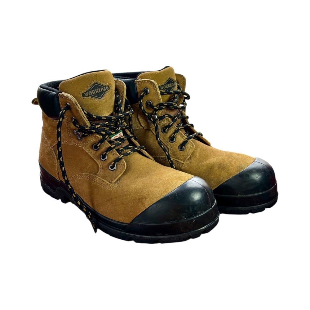 Men’s Workload Tan Steel Toe Work Boots – US Size 12 *LIKE NEW*